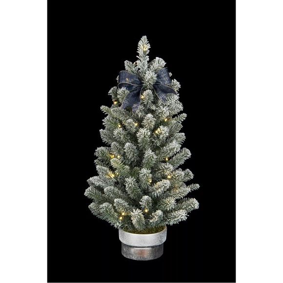 NIB Member's Mark Pre-Lit 32" Tree & Decorating Kit - Blues & Metallics - Picture 3 of 5